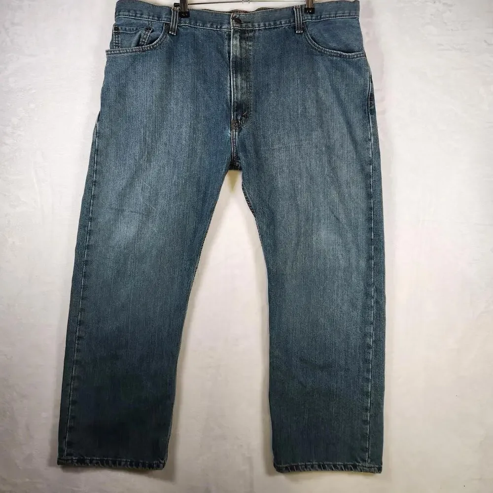 Levi's 559 Relaxed Straight Jeans W44 L30 Light‎ Wash Denim Comfort Fit